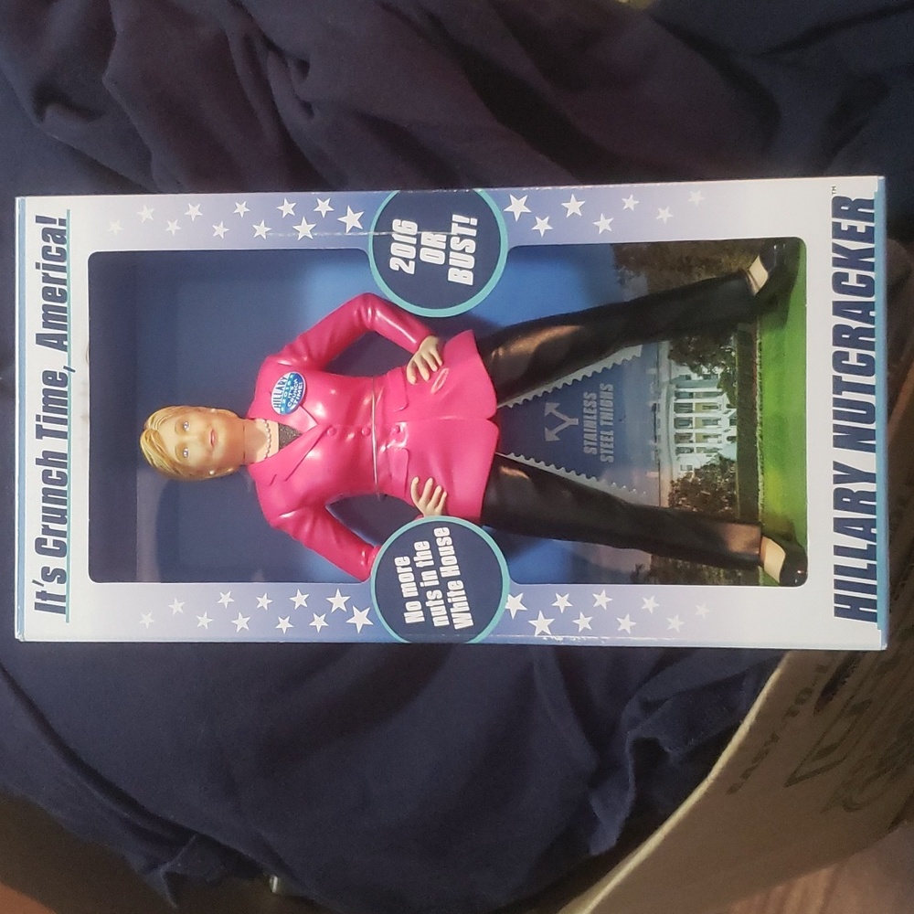 2016 or Bust. Hillary Nutcracker. New.